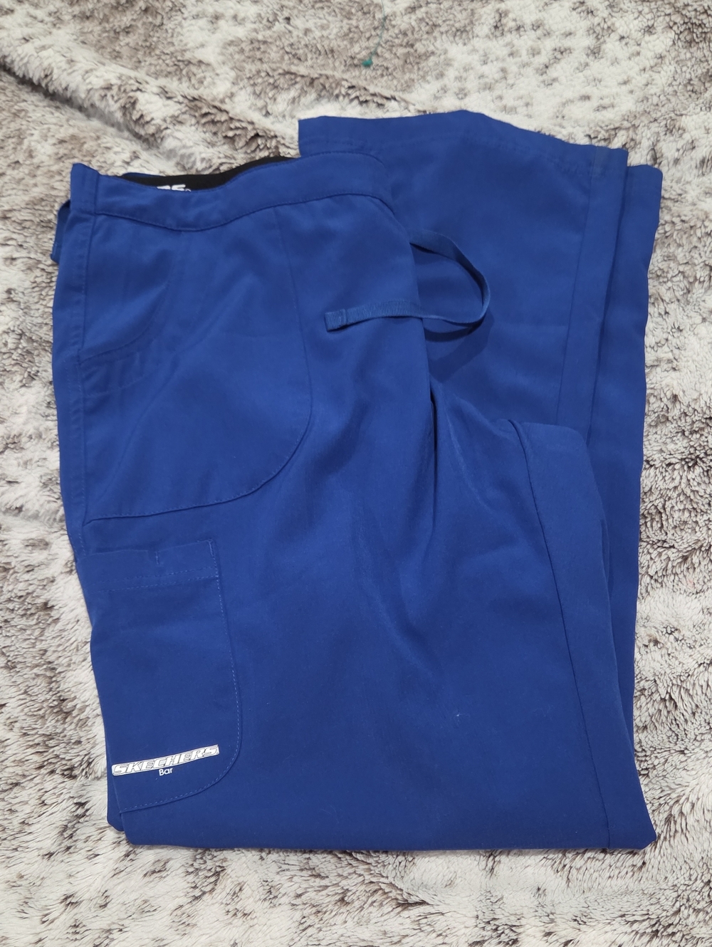 Skechers Royal Blue Work Scrub Pants with Utility Pockets